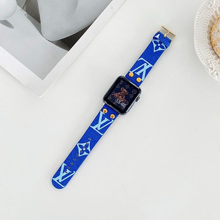 ルイヴィトン lv ブランド 腕時計ベルト アップルウォッチバンド Apple Watch サフィアーノレザー 耐摩耗性 有名人 メンズ レデイース 純正 綺麗 韓国 可愛い 通販 丈夫 