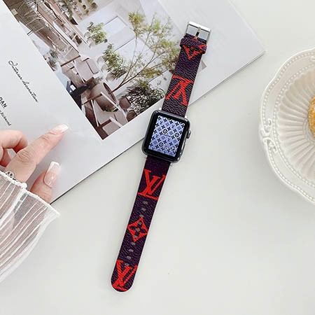 ブランド ルイヴィトン lv Apple Watch スマートウォッチバンド 人工皮革 耐久性 かわいい 男女向け ファッション 綺麗 買う 安全 通販 コピー 