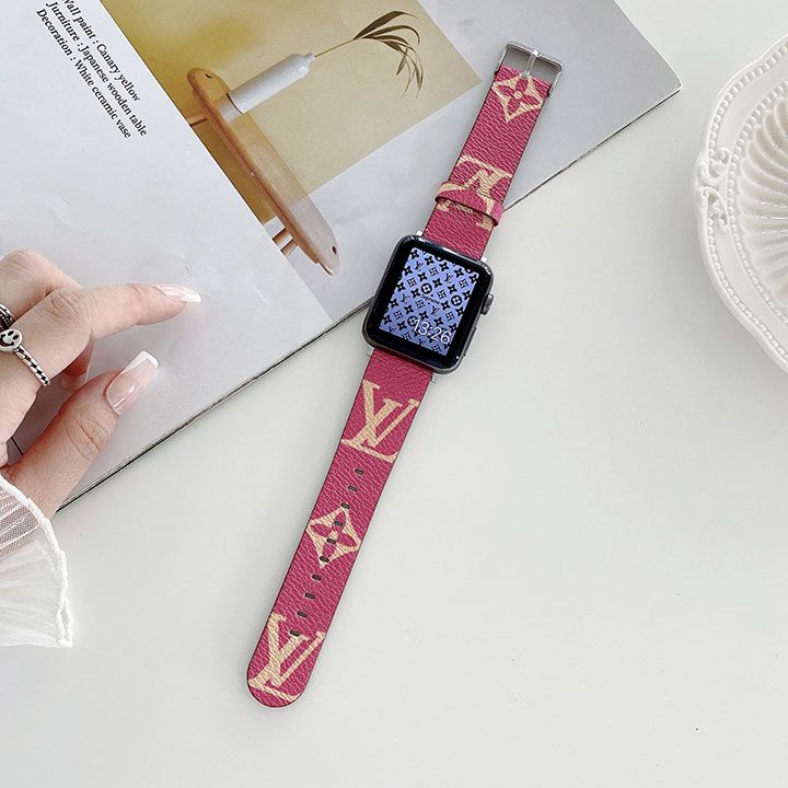 ブランド ルイヴィトン lv Apple Watch スマートウォッチバンド 人工皮革 耐久性 かわいい 男女向け ファッション 綺麗 買う 安全 通販 コピー 